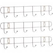 «Вешалка настенная на 6 крючков, 33*5*4 см 240-6»