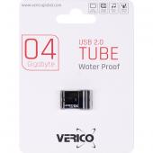 «Флешка Verico USB 4Gb Tube Black 1UDOV-P8BK43-NN 602276/017514»