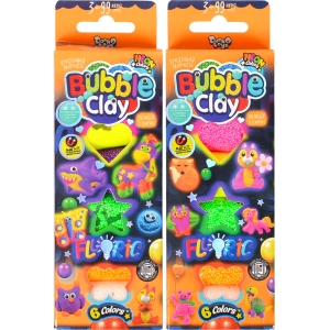 Купить «Набір для творчості «BUBBLE CLAY «FLUORIC»  6  кол укр BBC-FL-6–01  U,02  U ДТ-ТЛ-02–81» в магазине color-it»