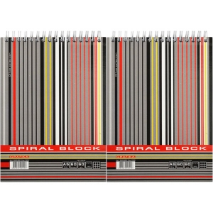 Купить «Блокнот А5 LINE 60  л.  , клетка, тв.   подл.  , спираль» в магазине color-it»