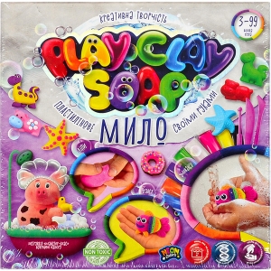 Купить «Пластилінове Мило «PLAY CLAY SOAP»  велике укр PCS-01–01  U ДТ-ОО-09169» в магазине color-it»