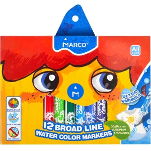 Купить «Фломастеры 12 цветов MARCO JUMBO 1632  /12  CB» в магазине color-it»