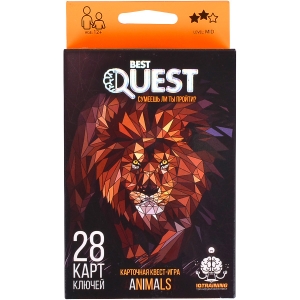 Купить «Карточная квест-игра «BEST QUEST»  рус ДТ-МН-14–06» в магазине color-it»