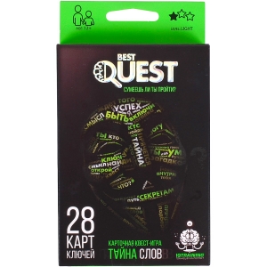 Купить «Карточная квест-игра «BEST QUEST»  рус ДТ-МН-14–06» в магазине color-it»