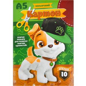 Купить «Цветной картон А5 односторонний, 10 листов «Мандарин» » в магазине color-it»