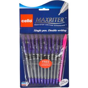 Купить «Ручка масляная MAXRITER CL727+ 1 Cello фиолетовая» в магазине color-it»