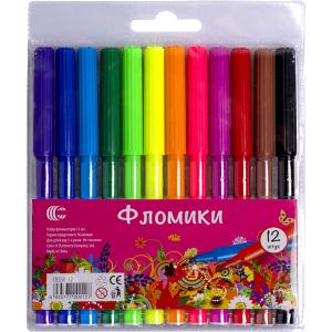 Купить «Фломастер 12 цветов «Фломики»  «C»  CR550–12» в магазине color-it»