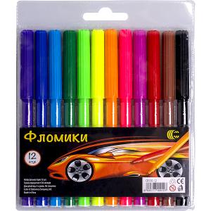 Купить «Фломастер 12 цветов «Фломики»  «C»  CR550–12» в магазине color-it»