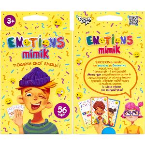 Купить «Карточная игра «Emotions Mimik»  укр.   EM-01–01  U ДТ-МН-14–18» в магазине color-it»